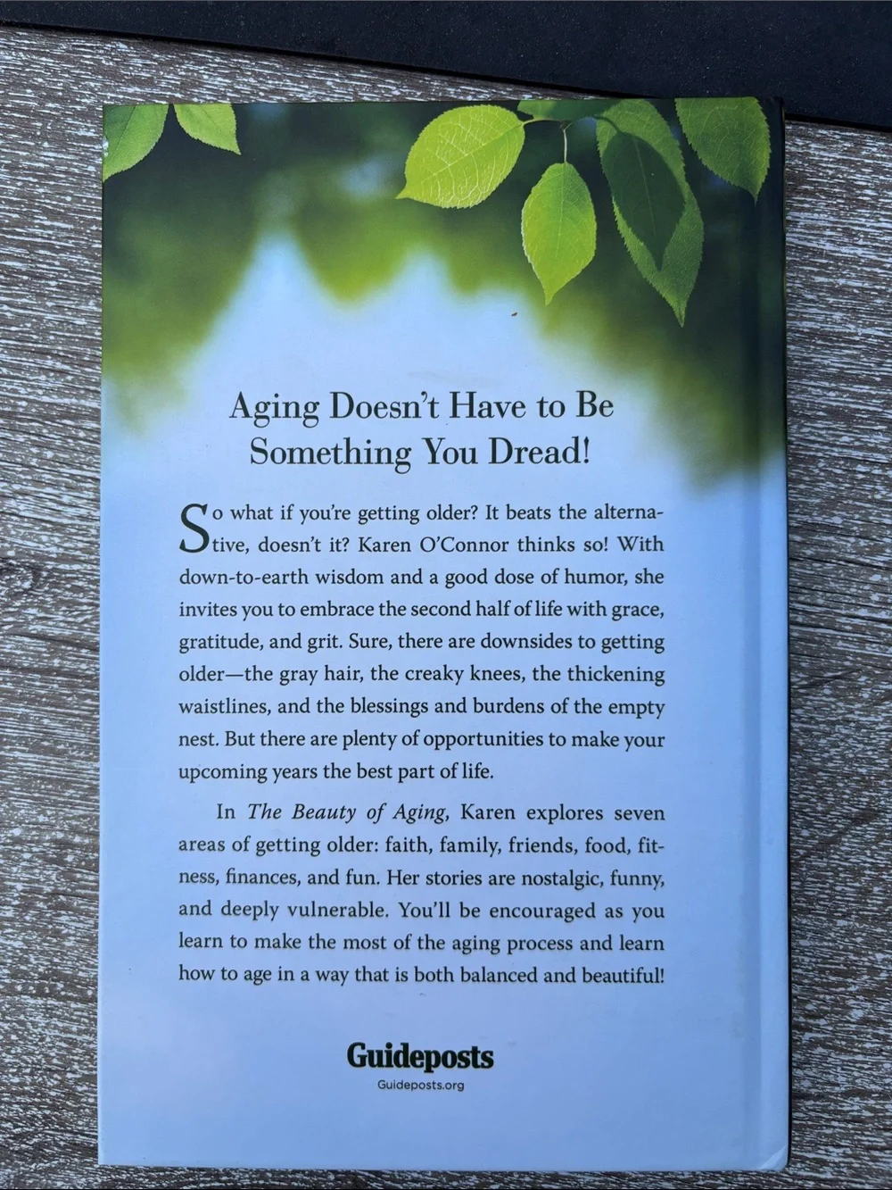 The Beauty of Aging Hardcover Book by - Green Cover